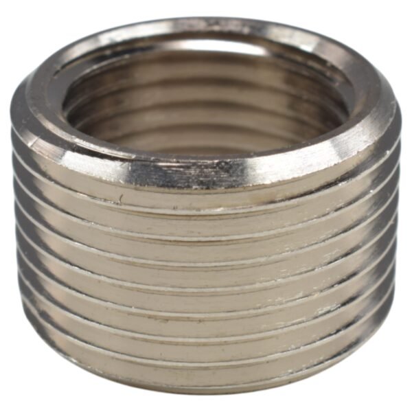 Thread Conversion Cap 3/4" BSPM - 1/2" BSPF, Nickel Plated