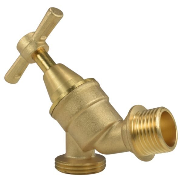Brass Bib Tap Kit with Barb/Quick Connect Outlet, 1/2" and