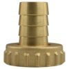 Brass Bib Tap Kit with Barb/Quick Connect Outlet, 1/2" and