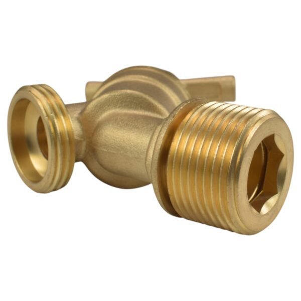 Brass Bib Tap Kit with Barb/Quick Connect Outlet, 1/2" and