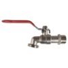 Lever tap kit with barb/quick connect outlet, 1/2 inch and 3/4 inch – home diy accessory uk wall tap connection kits free shipping 77