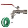 Lever tap kit with barb/quick connect outlet, 1/2 inch and 3/4 inch – home diy accessory uk wall tap connection kits free shipping 85