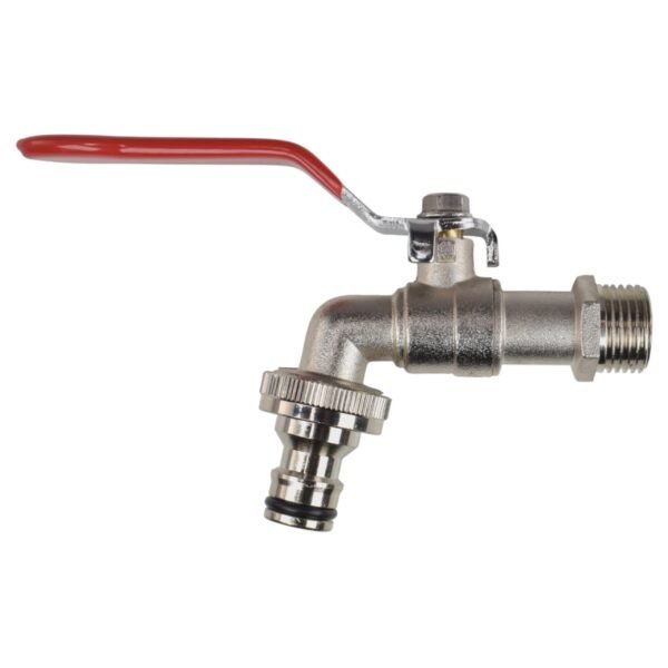 Lever tap kit with barb/quick connect outlet, 1/2 inch and 3/4 inch – home diy accessory uk wall tap connection kits free shipping 45
