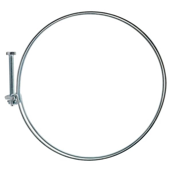 Double wire hose clamp galvanised 153mm-160mm – heavy duty pipe & hose fitting uk hose clips free shipping 7