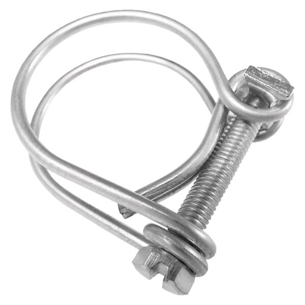 Double wire hose clamp galvanised 25mm-29mm – heavy duty pipe & hose fitting uk hose clips free shipping 15