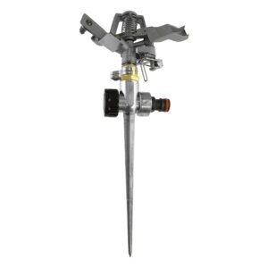 Pulsating Lawn Sprinkler – Metal with Metal Spike Lawn Sprinklers Free Shipping