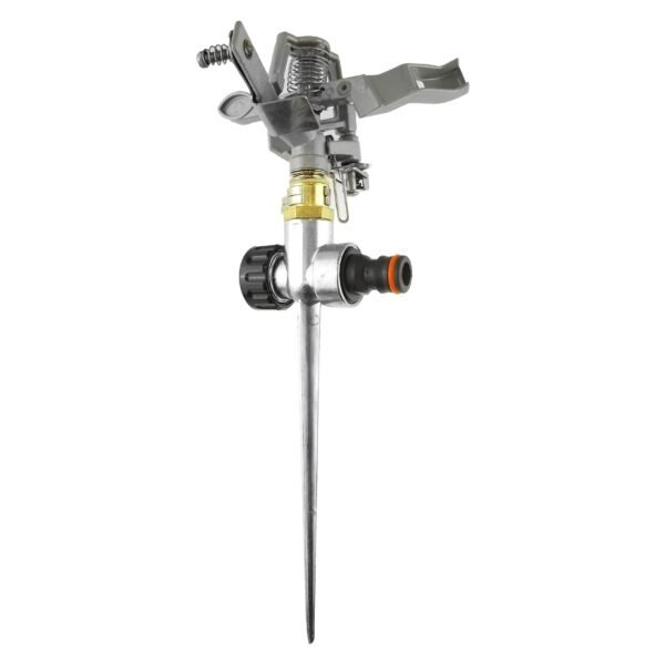 Pulsating Lawn Sprinkler – Metal with Metal Spike Lawn Sprinklers Free Shipping 25