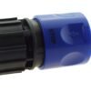 Hose Connector Blue with In-Line BSPM Valve and Geka Type