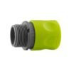 Hose connector lime with in-line bspf valve and 16mm barbed – barbed hose pipe connector uk brass connectors free shipping 6