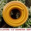 Premium garden hose set yellow 15m – kink-free heavy duty garden hose pipe uk garden hose pipe free shipping