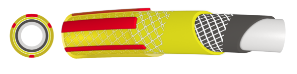 Premium garden hose 6-layer 1/2 inch pipe yellow 100m – kink-free heavy duty garden hose pipe uk garden hose pipe free shipping 3