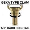 Ibc 2” s60x6 cap with geka type fittings 13mm barb swivel ibc tanks fittings free shipping 11
