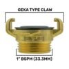 Ibc 2” s60x6 cap with geka type fittings 25mm barb swivel ibc tanks fittings free shipping 11
