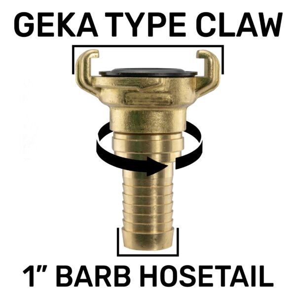 Ibc 2” s60x6 cap with geka type fittings 25mm swivel barb – heavy duty pipe & hose fitting uk ibc tanks fittings free shipping 14