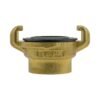 Two way tap splitter brass 3/4 inch bsp with geka type outlets – heavy duty pipe & hose fitting uk