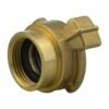 Two way tap splitter brass 3/4 inch bsp with geka type outlets – heavy duty pipe & hose fitting uk