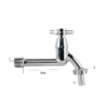 Cross bib extended brass chrome brass tap – heavy duty outdoor garden tap uk garden taps free shipping 11