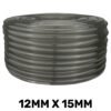 Grey semi-transparent pvc pipe 12mm*15mm, 1m – heavy duty pipe & hose fitting uk hose free shipping