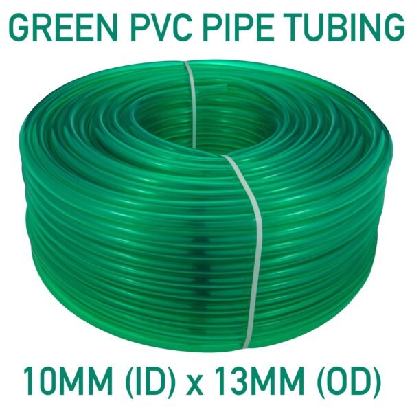 Green semi-transparent pvc pipe 10mm*13mm – heavy duty pipe & hose fitting uk hose free shipping 9