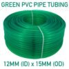 Green semi-transparent pvc pipe 12mm x 15mm, 100m – heavy duty pipe & hose fitting uk hose free shipping 9
