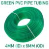 Green semi-transparent pvc pipe 4mm*6mm – heavy duty pipe & hose fitting uk hose free shipping 15