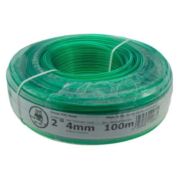 Green semi-transparent pvc pipe 4mm*6mm – heavy duty pipe & hose fitting uk hose free shipping 9