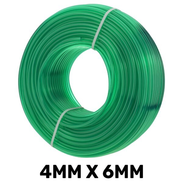 Green Semi-Transparent PVC Pipe 4mm*6mm Hose Free Shipping 5