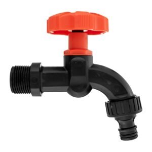 1/2″ BSPM Plastic Quick Connect Tap Black/Orange Home & Garden Free Shipping