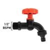 1/2″ BSPM Plastic Quick Connect Tap Black/Orange Home & Garden Free Shipping 21