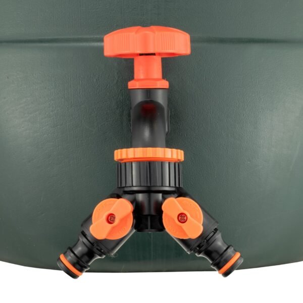 Water butts kit 3/4 inch pp black tap and tap splitter – rainwater harvesting kit uk water butt kits free shipping 13