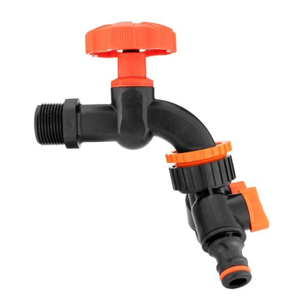 Water butts kit 3/4 inch pp black tap and tap splitter – rainwater harvesting kit uk water butt kits free shipping 15