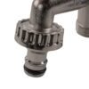 15mm Brass Wall Flange Kit with Double Lever Quick Connect