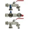 Wall flange kit 25mm mdpe + double lever tap ¾ inch bsp mdpe wall flange kits free shipping 33