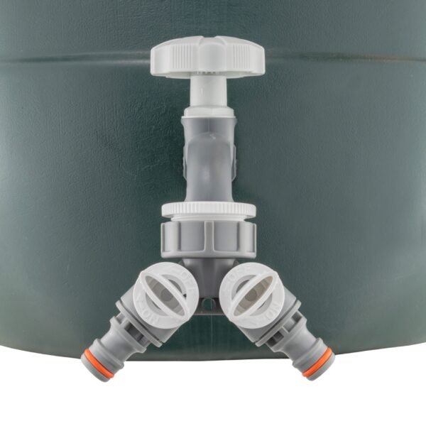 Water Butts Kit 3/4″ PP WL Tap & Tap Splitter and Drill Bit Water Butt Kits Free Shipping 17