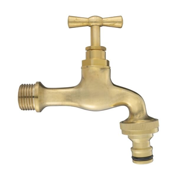 Wall Flange Kit 20mm MDPE – Polished Brass Bib Tap with Snap MDPE Wall Flange Kits Free Shipping 9
