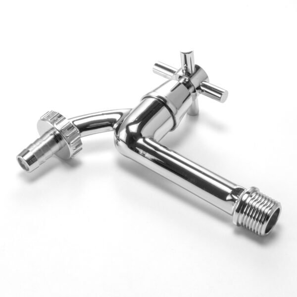 Water butt kit 1/2″ with extended brass chrome tap 1/2″ barb – rainwater harvesting kit uk water butt kits free shipping 5