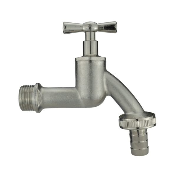 Wall Flange Kit 20mm MDPE + Bib Nickle Tap 1/2″ Barb MDPE Wall Flange Kits Free Shipping 7