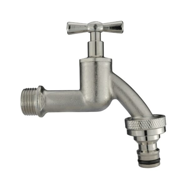Ibc 2” s60x6 cap with quick connect nickle plated bib tap ½” – heavy duty pipe & hose fitting uk ibc tanks fittings free shipping 33