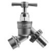 Garden bib tap brass nickle plated 3/4″ bspm inlet home & garden free shipping