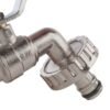 Ibc 2” s60x6 cap with quick connect lever tap ¾” bsp – heavy duty pipe & hose fitting uk ibc tanks fittings free shipping 55
