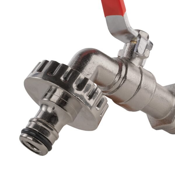 Ibc 2” s60x6 cap with quick connect lever tap ¾” bsp – heavy duty pipe & hose fitting uk ibc tanks fittings free shipping 25