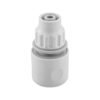 10mm Female Hose Connector, White/Grey