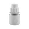 10mm Female Hose Connector, White/Grey