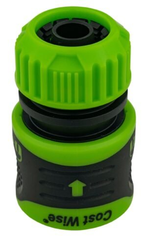 Cost Wise Click and Lock Hose Connector 1/2" Green