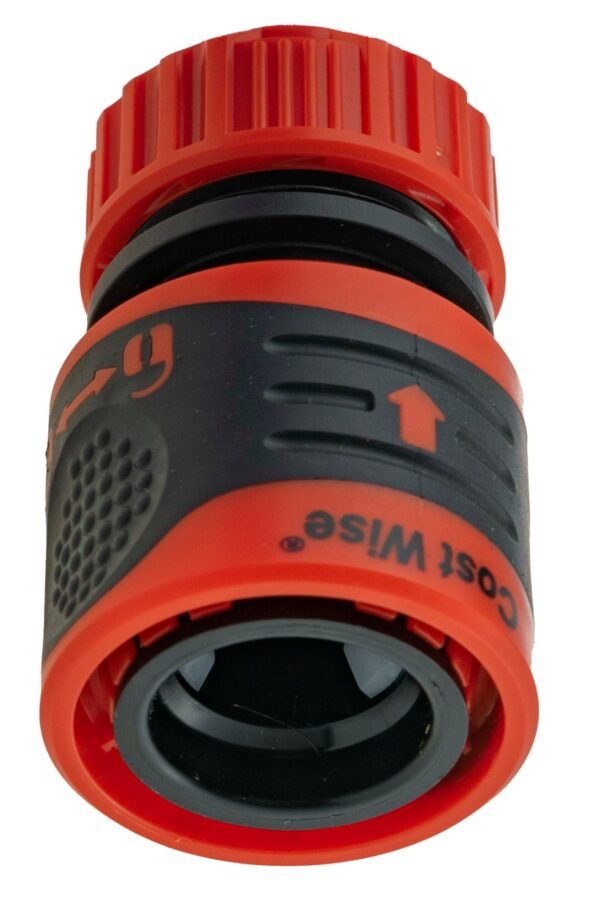 Cost Wise Click and Lock Hose Connector 1/2" Orange