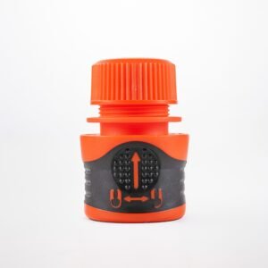 Premium Garden Hose Yellow with Orange Lock Connectors