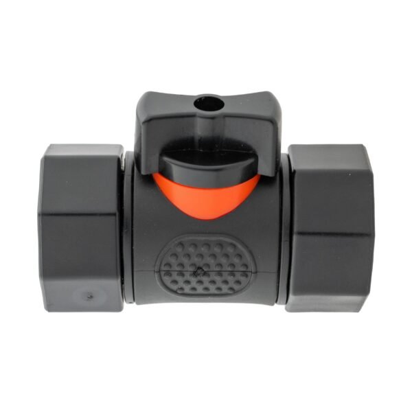 In-Line BSPF Valve with 2 x 16mm Barbed Straight Connectors