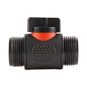 In Line Soft Touch Valve 3/4″ BSPM Black Full Flow Valves Free Shipping