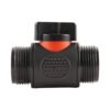 20mm mdpe straight with in-line bspm valve and geka type – heavy duty pipe & hose fitting uk full flow valves free shipping 43