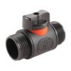 Wall flange kit 25mm mdpe with in-line valve and 4mm micro barb mdpe wall flange kits free shipping 33